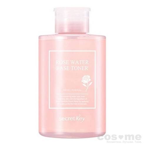 Тонер с экстрактом розы Secret Key Rose Water Base Toner Тонер с розовой водой.