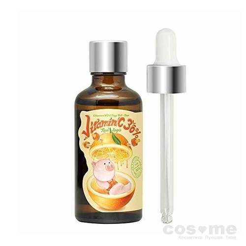 Сыворотка для лица с витамином С Elizavecca Witch Piggy Hell Pore vitamin C 30% real ample Сыворотка с большим содержанием витамина С.