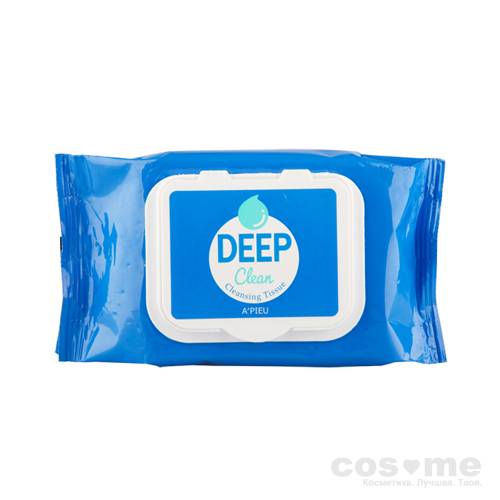 Очищающие салфетки A'PIEU Deep Clean Cleansing Tissue  — COS ❤️ ME.RU