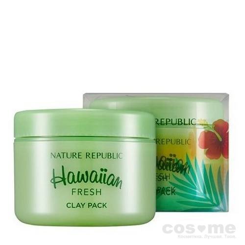 Маска для глубокого очищения Nature Republic Hawaiian Fresh Clay Pack — COS ❤️ ME.RU