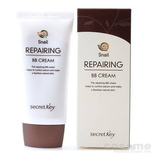 Крем ББ интенсивно обновляющий с муцином улитки Secret Key Snail Repairing B.B cream — COS ❤️ ME.RU