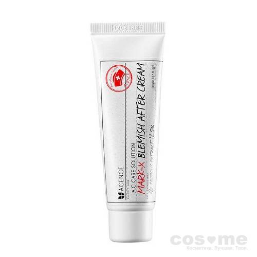 Крем от рубцов (постакне) Mizon Acence Mark X Blemish After Cream Крем с прополисом для залечивания шрамов и постакне.