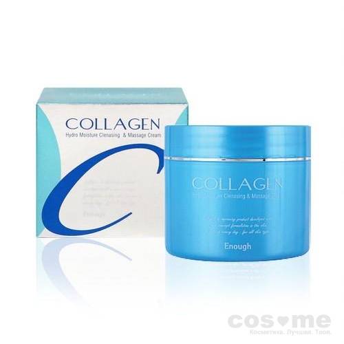 Крем массажный увлажняющий ENOUGH Collagen Hydro Moisture Cleansing &amp; Massage Cream Крем с коллагеном для лица и тела. 