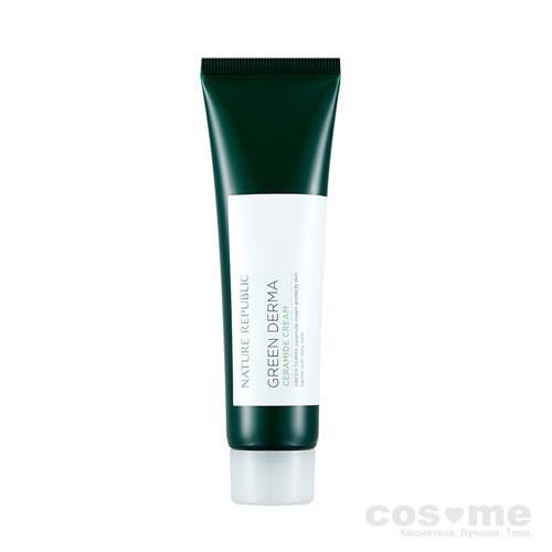 Крем для лица с керамидами Nature Republic Green Derma Ceramide Cream Омолаживающий крем для чувствительной кожи.