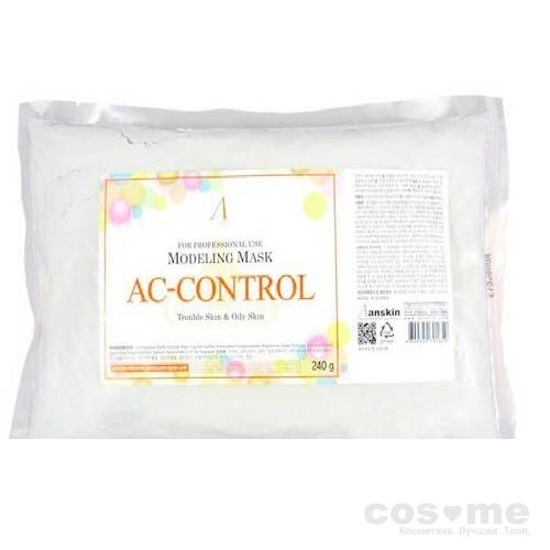 Маска альгинатная для проблемной кожи против акне Anskin Original AC Control Modeling Mask — COS ❤️ ME.RU