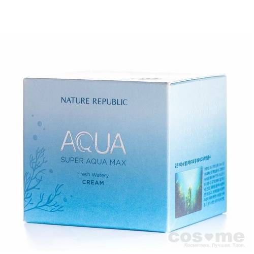 Крем увлажняющий Nature Republic Super Aqua Max Fresh Watery Cream — COS ❤️ ME.RU