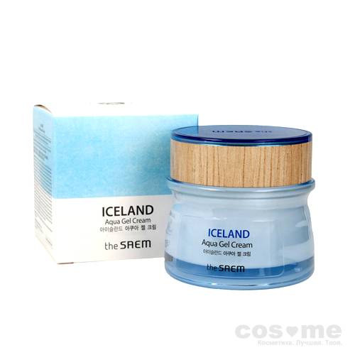 Крем-гель для лица увлажняющий THE SAEM Iceland Aqua Gel Cream — COS ❤️ ME.RU