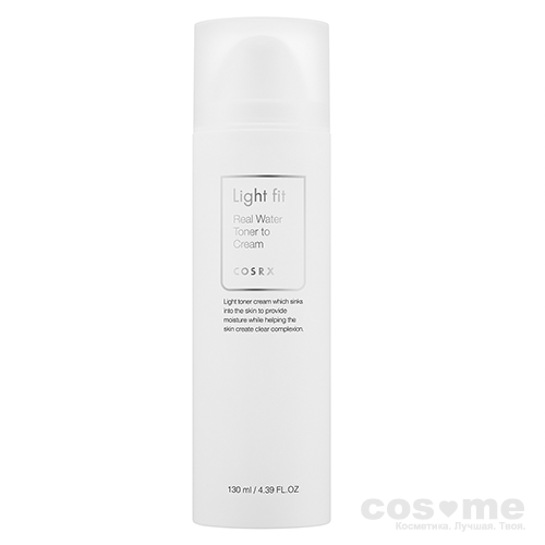 Тонер-крем 2 в 1 CosRX Light Fit Real Water Toner To Cream — COS ❤️ ME.RU