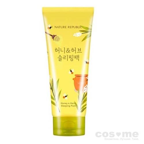 Маска ночная с травяными экстрактами и медом Nature Republic Honey&amp;Herb Sleeping Pack — COS ❤️ ME.RU