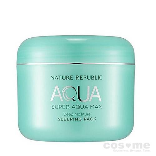 Маска для лица ночная Nature Republic Super Aqva Max Deep Moisture Sleeping Pack(В работе) — COS ❤️ ME.RU
