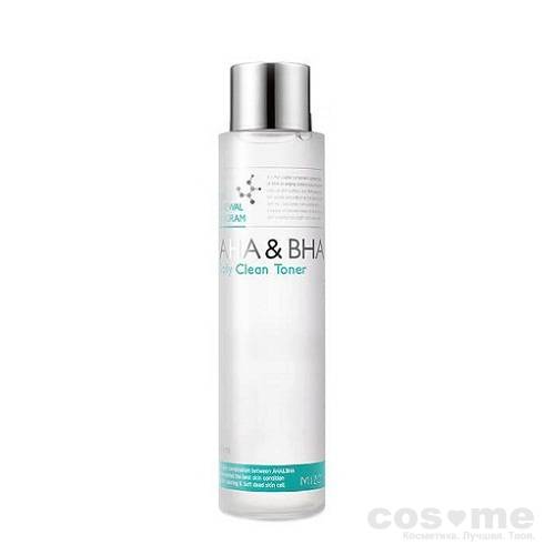 Тонер очищающий Mizon Aha&amp;Bha Daily Clean Toner Очищающий тонер с альфа-гидроксильными и салициловой кислотами.