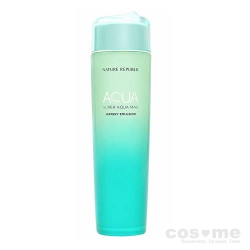Эмульсия для лица увлажняющая Nature Republic Super Aqua Max Watery Emulsion — COS ❤️ ME.RU
