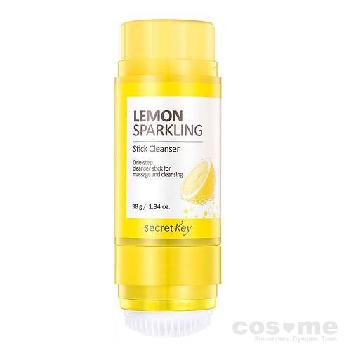 Стик очищающий Secret Key Lemon Sparkling Stick Cleanser Очищающий стик с экстрактом лимона.