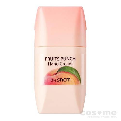 Крем для рук фруктовый пунш The Saem Fruits Punch Hand Cream Крем для рук с ароматом персика.