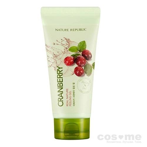 Гель для лица с экстрактом клюквы Nature Republic Real Nature Cranberry Peeling Gel — COS ❤️ ME.RU