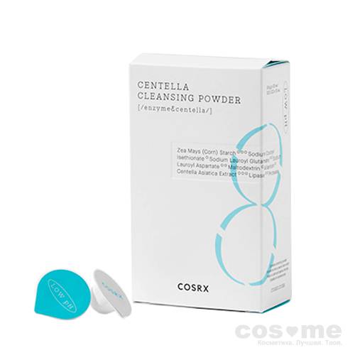 Пудра очищающая с экстрактом центеллы COSRX Low pH Centella Cleansing Powder Слабокислотная энзимная пудра с экстрактом центеллы азиатской.