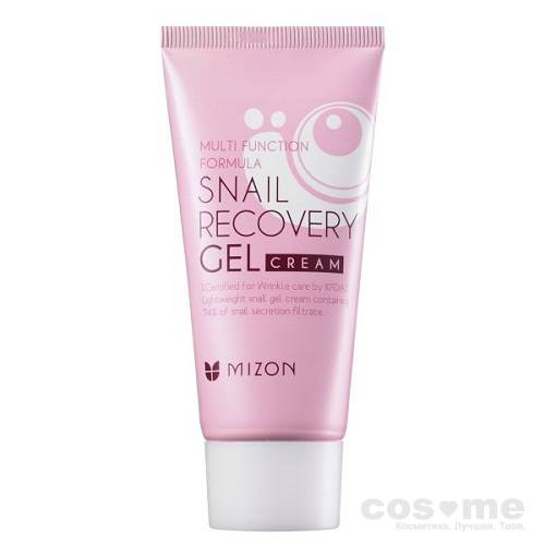 Крем-гель для лица с экстрактом улитки Mizon Snail Recovery Gel Cream Крем-гель с 74% содержанием экстракта слизи улитки.