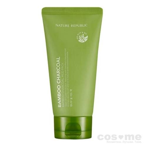 Маска для лица бамбуковая глиняная Nature Republic Bamboo Charcoal Mud Pack — COS ❤️ ME.RU