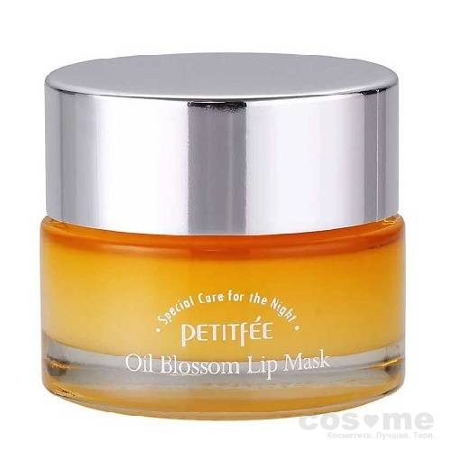 Маска для губ Petitfee Oil Blossom Lip Mask (Sea Buckthorn oil) Маска для губ с экстрактом облепихи и витамином Е.