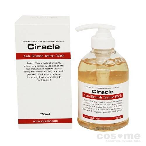 Средство для умывания Ciracle Anti-acne Anti Blemish Teatree Wash — COS ❤️ ME.RU