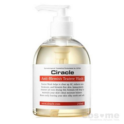 Средство для умывания Ciracle Anti-acne Anti Blemish Teatree Wash Средство для умывания проблемной кожи.