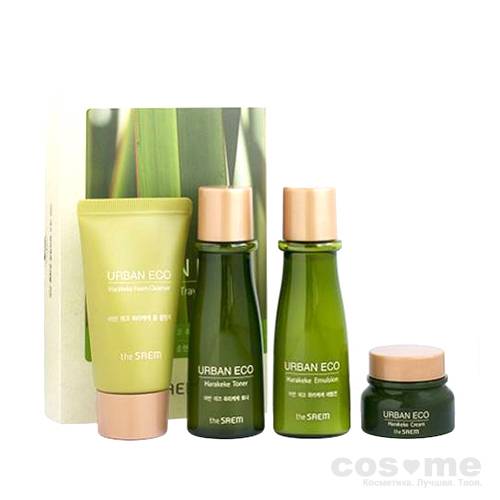 Набор уходовый The Saem Urban Eco Harakeke Travel 4 Kit  — COS ❤️ ME.RU