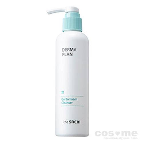 Гель-пена для умывания The Saem Derma Plan Gel to Foam Cleanser — COS ❤️ ME.RU
