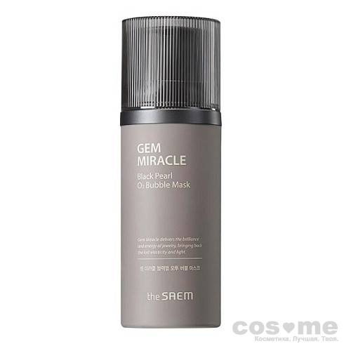 Маска кислородная с жемчужным экстрактом The Saem Gem Miracle Black Pearl O2 Bubble Mask — COS ❤️ ME.RU