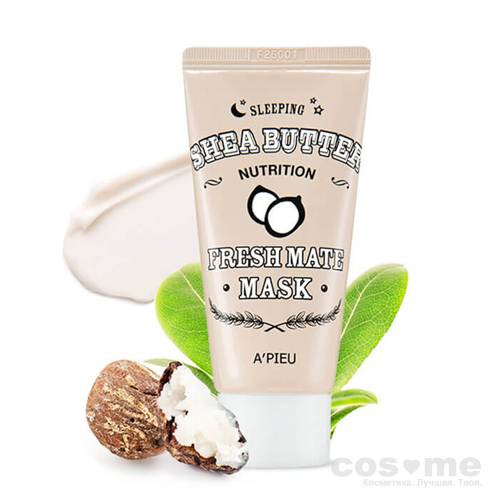 Маска для лица ночная A&#039;PIEU Fresh Mate Shea Butter Mask  Ультрапитательная ночная маска с маслом ши.