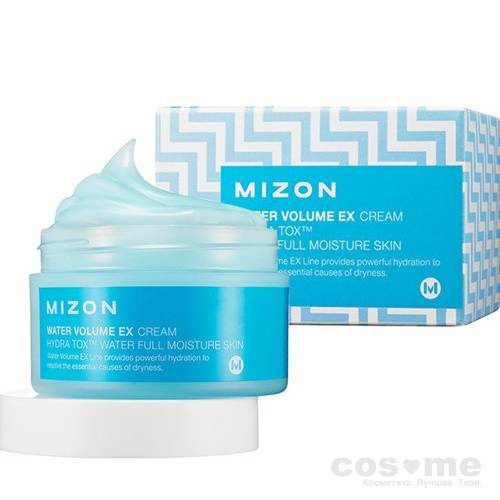 Крем-гель увлажняющий для лица и шеи Mizon Water Ex Water Volume Ex Cream — COS ❤️ ME.RU