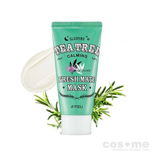 Маска для лица ночная A'PIEU Fresh Mate Tea Tree Mask ( Calming ) — COS ❤️ ME.RU
