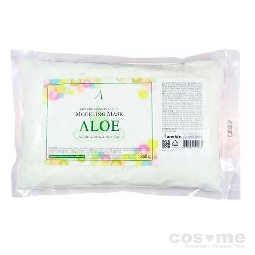 Маска альгинатная с экстрактом алоэ успокаивающая Anskin Original Aloe Modeling Mask — COS ❤️ ME.RU