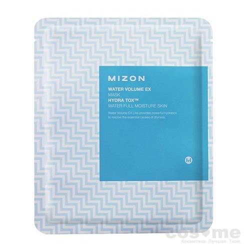 Маска для лица листовая увлажняющая Mizon Water Ex Volume Ex Mask — COS ❤️ ME.RU