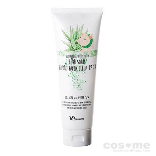 Маска для лица увлажняющая Elizavecca Milky Piggy Herb Soul Hydro Aqua Jella Pack — COS ❤️ ME.RU