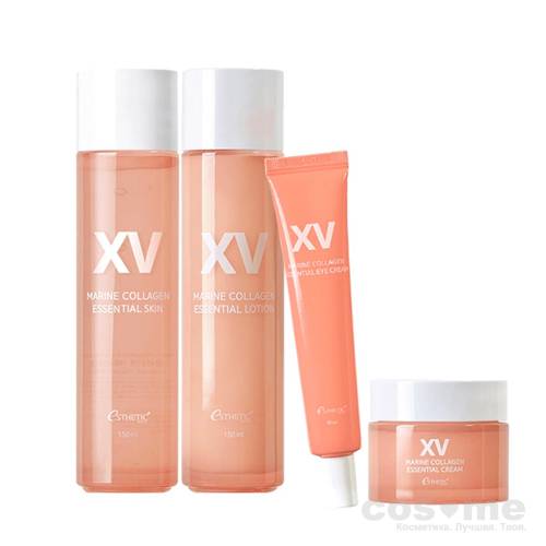 Набор для ухода Esthetic House Marine Collagen Essential skin care set — COS ❤️ ME.RU