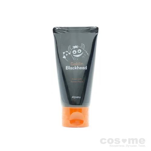 Маска-пленка для носа A'PIEU Goblin Blackhead Peel-off Nose Pack — COS ❤️ ME.RU