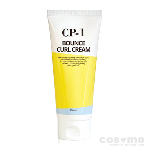 Крем для волос увлажняющий Esthetic House CP-1 Bounce Curl Cream Ухаживающий крем для повреждённых вьющихся волос.