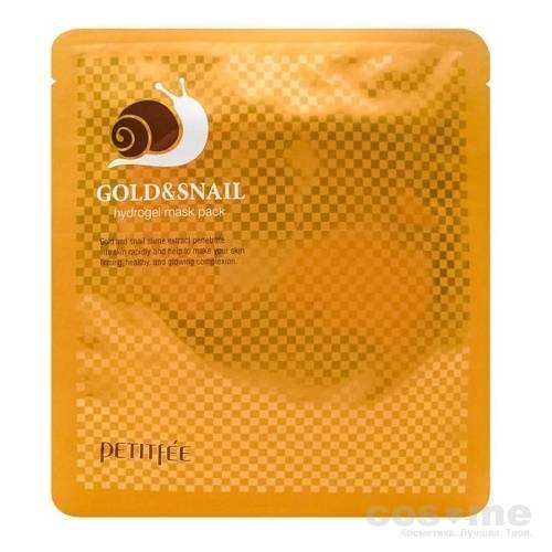 Гидрогелевая маска Petitfee Gold &amp; Snail Hydrogel Mask Pack — COS ❤️ ME.RU