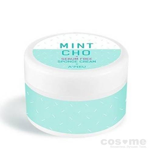 Крем-губка точечный для жирной кожи A&#039;PIEU Mintcho Sebum Free Sponge Cream  Крем-губка для жирной кожи.