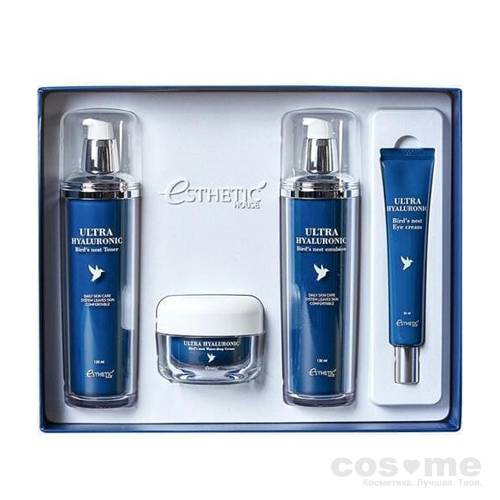 Набор для ухода Esthetic House Ultra Hyaluronic acid  Bird's nest skin care set — COS ❤️ ME.RU
