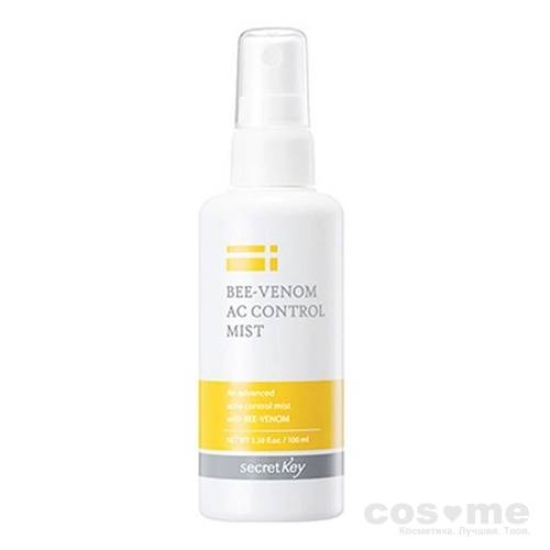 Спрей для проблемной кожи Secret Key Bee Venom AC Control Mist Заживляющий мист с пчелиным ядом.