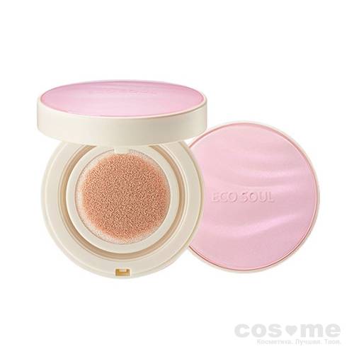 Основа тональная маскирующая The Saem Eco Soul Essence Cushion All Cover  — COS ❤️ ME.RU