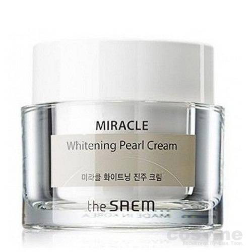 Крем дневной осветляющий The Saem Miracle Whitening Pearl Cream — COS ❤️ ME.RU