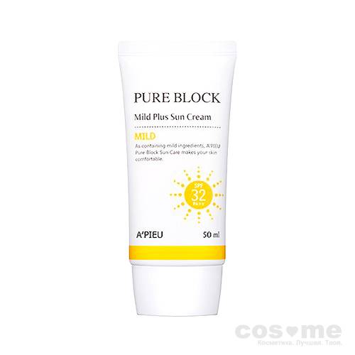 Крем солнцезащитный A'PIEU Pure Block Natural Daily Sun Cream — COS ❤️ ME.RU