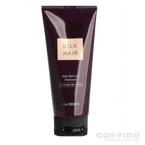 Маска против выпадения волос The Saem Silk Hair Anti-Hair Loss Treatment Бальзам против выпадения волос.