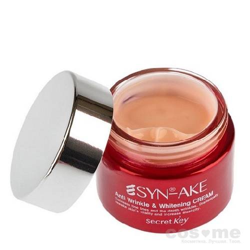 Крем для лица с пептидом змеиного яда Secret Key Syn-Ake Anti Wrinkle &amp; Whitening Cream  — COS ❤️ ME.RU