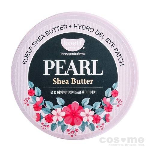 Патчи для глаз гидрогелевые с маслом ши Petitfee Koelf Pearl &amp; Shea Butter Eye Patch Гидрогелевые патчи для кожи вокруг глаз с жемчугом и маслом ши.