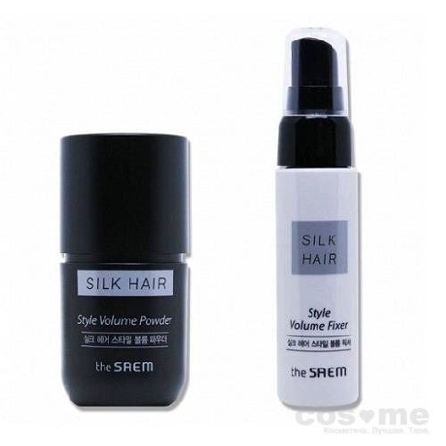 Набор для укладки волос The Saem Silk Hair Style Volume Powder Набор для маскировки поредевших волос и придания объема.