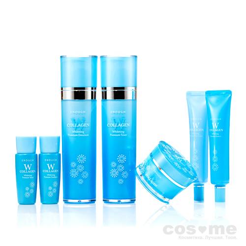 Набор для лица уходовый ENOUGH Collagen whitening premium skin care 5 set  — COS ❤️ ME.RU