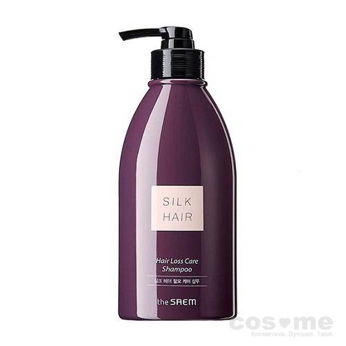 Шампунь против выпадения волос The Saem Silk Hair Anti-Hair Loss Care Shampoo Шампунь с лёгким ароматом цитрусов.